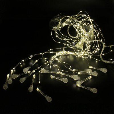 Світлодіодна гірлянда водоспад Xmas 300 LED WW-8 Copper curtain LED ball 3 м х 2 м