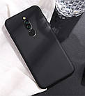 Чохол для Xiaomi RedMi 8 силіконовий бампер чорний, фото 3