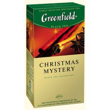 Чай Greenfield Гринфилд Christmas Mystery Пряности 25 сашетов