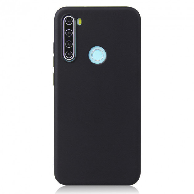 Чохол для Xiaomi RedMi Note 8 силіконовий бампер чорний, фото 1