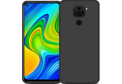 Чохол для Xiaomi RedMi Note 9 силіконовий бампер чорний, фото 1