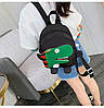 Дитячий рюкзак чорний із динозавром, фото 4