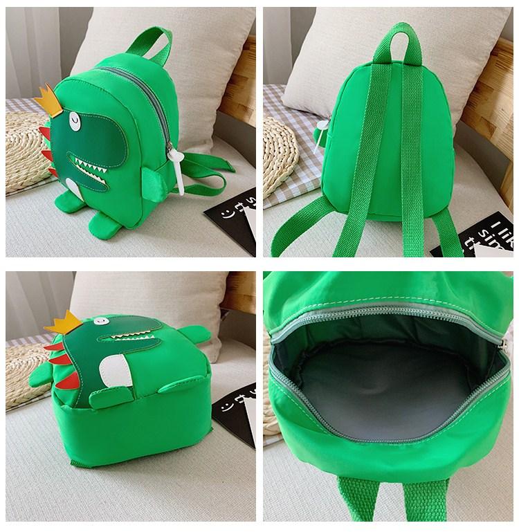 Детский рюкзак зеленый с динозавром - фото 3 - id-p1303848729