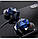 Навушники дротові QKZ АК2 Mic однодрайверні динамічні з гарнітурою Original Синій, фото 3
