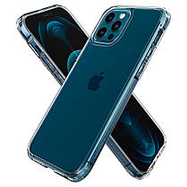 Чохол Spigen для iPhone 12/ 12 Pro - Hybrid Ultra, Crystal Clear, фото 4