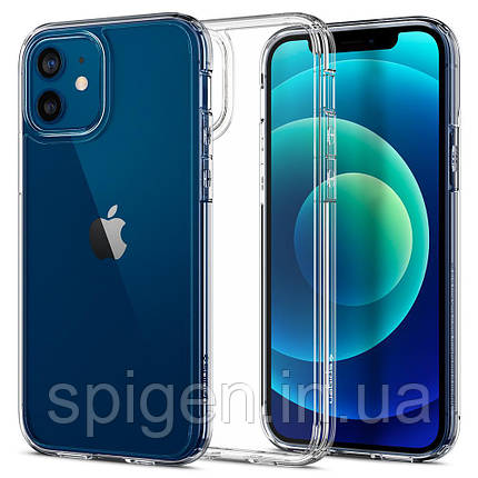 Чохол Spigen для iPhone 12/ 12 Pro - Hybrid Ultra, Crystal Clear, фото 1