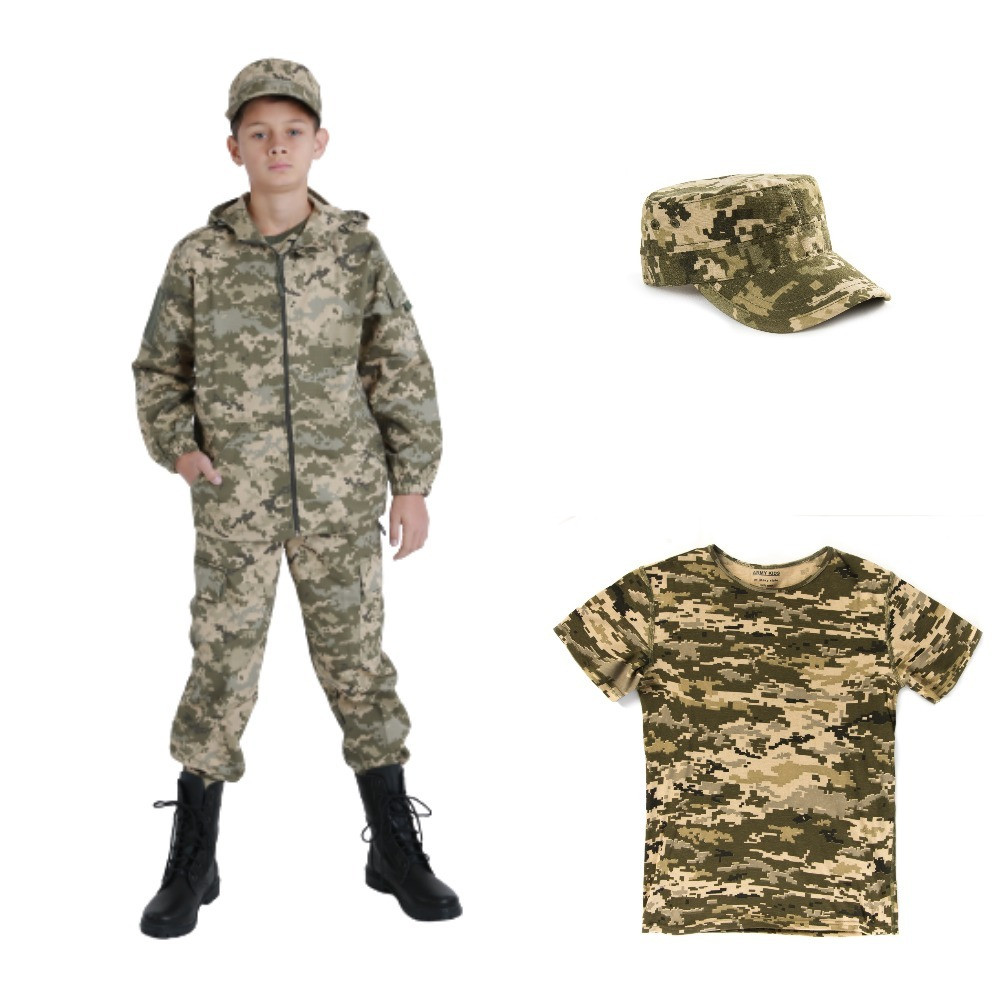 Комплект дитячий ARMY KIDS Лісохід камуфляж Піксель