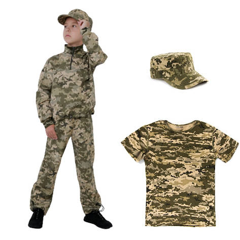 Комплект дитячий ARMY KIDS Зірниця камуфляж Піксель, фото 1