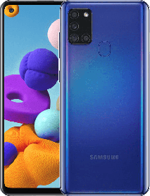 Оригінальний чохол накладка для Samsung A21, A215 захисний силіконовий Silicone Cover чорний