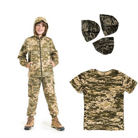 Комплект дитячий ARMY KIDS Скаут камуфляж Піксель, фото 1