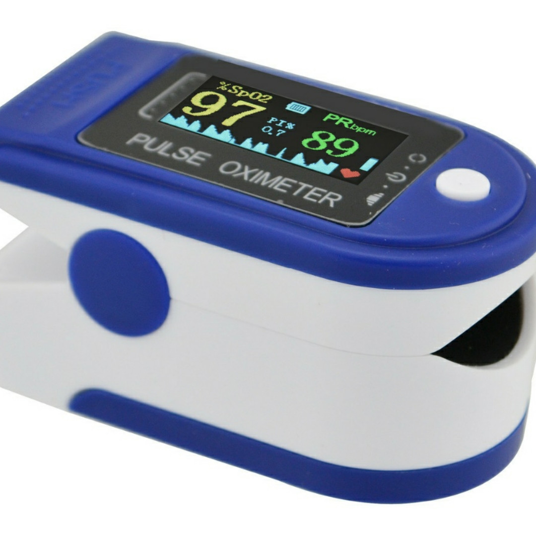 🔥 Пульсоксиметр пульсометр для вимірювання пульсу Fingertip Pulse Oximeter, фото 1