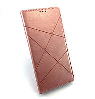 Чехол для Samsung A21s, A217 книжка боковой с подставкой противоударный Avantis Business розовый