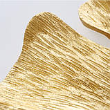 Настінна фігура Листок Гінкго, W 25 см, L 4 см золото, фото 2