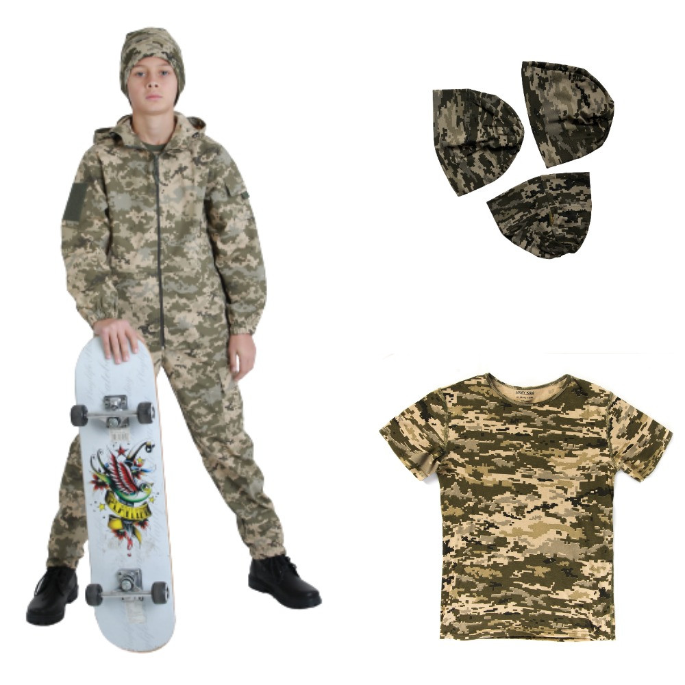 Комплект дитячий ARMY KIDS Лісохід камуфляж Піксель