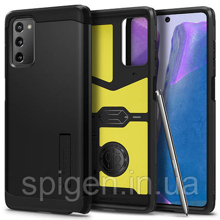 Чохол Spigen для Samsung Galaxy Note 20 - Tough Armor XP Black, фото 1