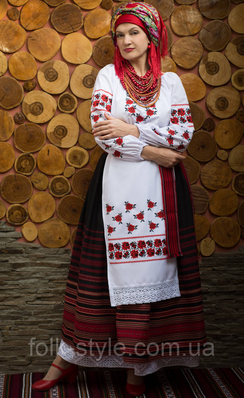 Етнічний народний жіночий костюм в українському стилі № 161