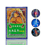 Знеболювальний пластир із кордицепсом у разі артритів, спондилітів, у разі м'язових і суглобових болів 8 шт./пач., фото 2