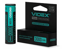 Аккумулятор VIDEX Li-ion 18650-P (с защитой) 3000mAh