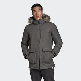 Оригінальна зимова чоловіча куртка Adidas XPLORIC PARKA KHAKI (DZ1432)