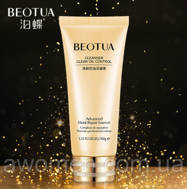 Пінка для вмивання обличчя BEOTUA Cleanser Oil Control з лауриновою кислотою, себоконтроль, проти акне 100 g
