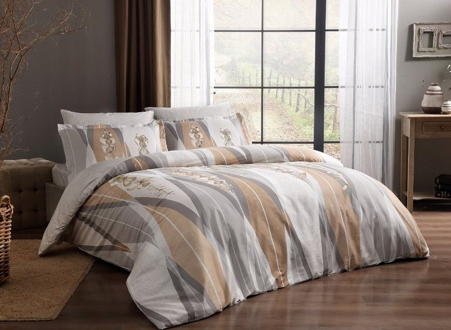 Постільна білизна TAC DELUX SATEN Ladue двоспальний євро