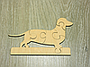 Дерев'яні іграшки сортери у вигляді пазлів Собачка форма №6 2206, фото 2