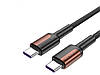 Кабель Kuulaa PD USB Type-C to USB Type-C QC 4.0 оригінальний 2 м Червоний, фото 4