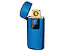 Запальничка USB Touch ID електроімпульсна  Синий, фото 6