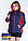 Жіноча куртка №15 (2-х кольорова) великі розміри 44-56 р, фото 6