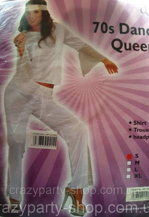Карнавальний жіночий костюм диско 70-х б/у, фото 1