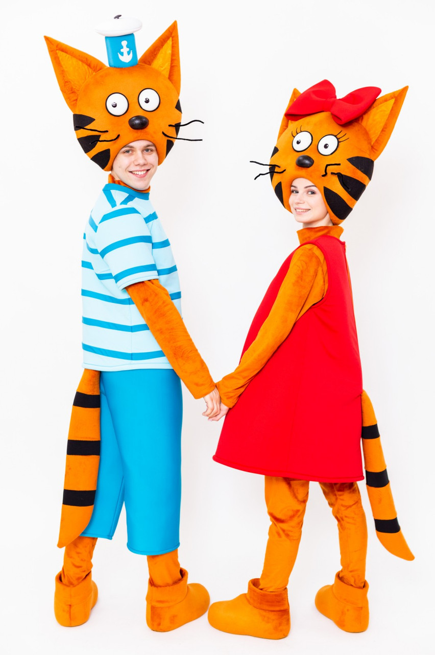 Купить Костюмы для аниматора "Три кота" Коржик и Карамелька, цена 20000 ...