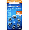 Батарейки Renata ZA13 для слухових апаратів (6 шт), фото 3