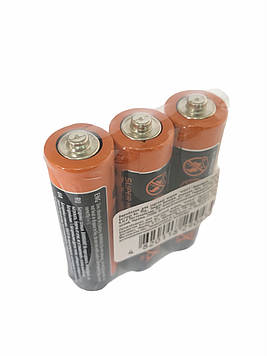 Батарейки пальчикові АА набір 3 шт. сольова Videx 3 шт.