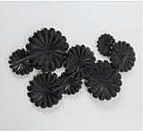 Настінний декор Гінкго з металу шириною 90 см, фото 4