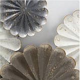 Настінний декор Гінкго з металу шириною 90 см, фото 3