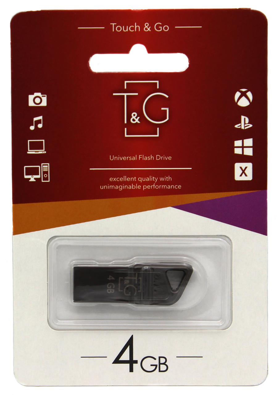 USB флеш накопичувач T&G 4GB/ TG114-4G (Гарантія 3 роки), фото 1