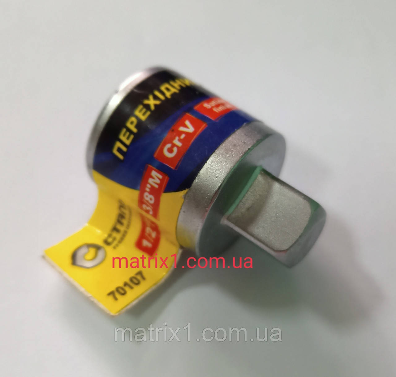 Перехідник 1/2"(F)x3/8"(M) Сталь