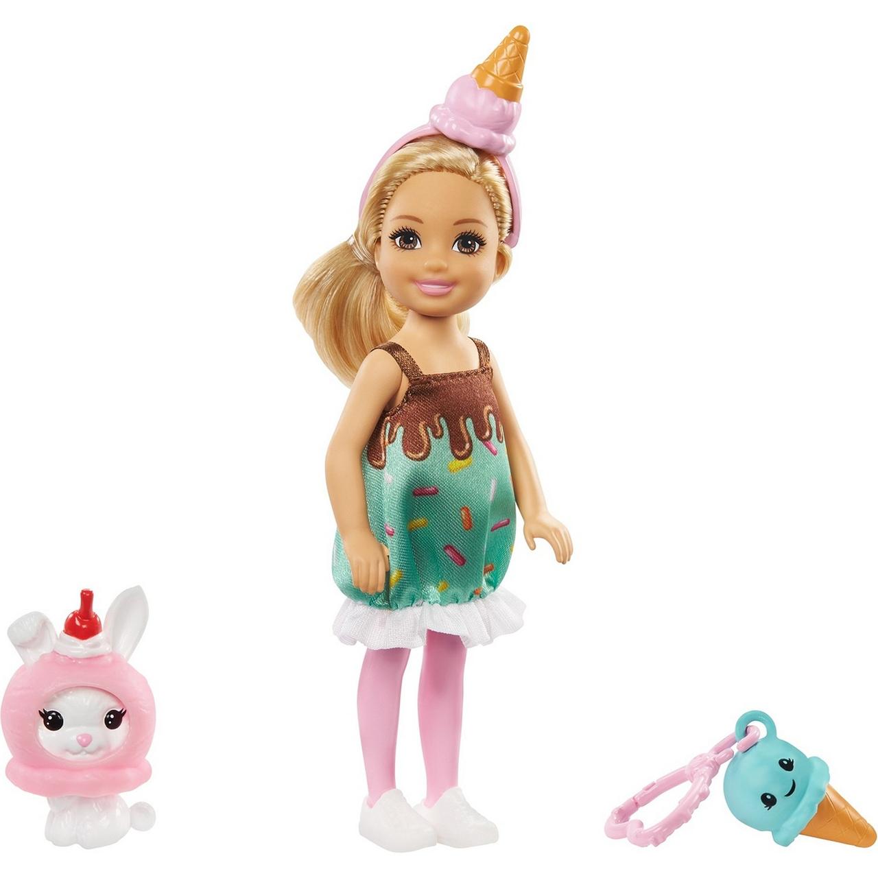 Лялька Barbie Сім'я Челсі в тематичному костюмі Морозиво GHV69/GHV72
