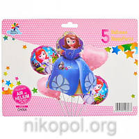 Повітряні кульки фольговані "Софія" 5шт. A-125