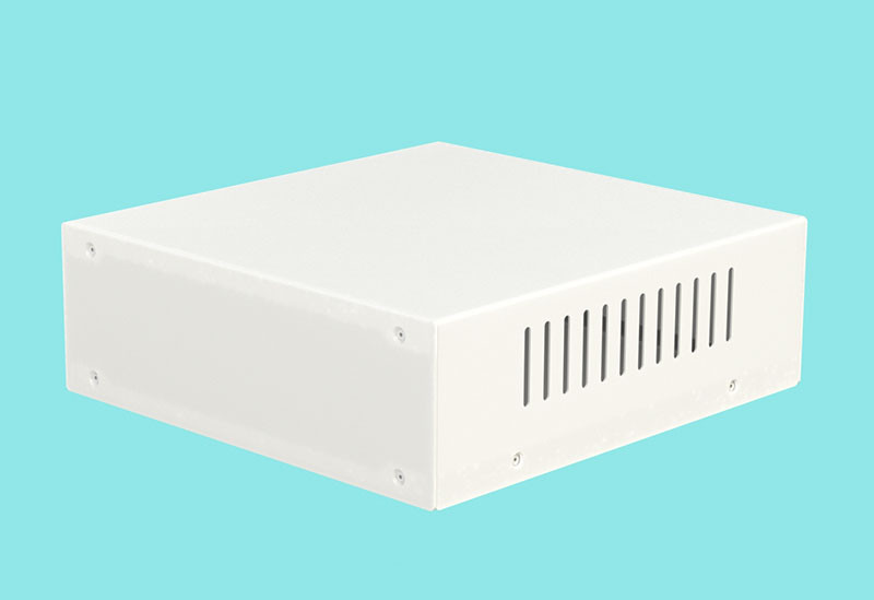 Корпус металевий MiBox MB-5 (Ш190 Г200 В65) білий, фото 1