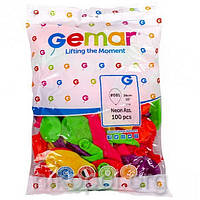 Повітряні кульки 10 дюймів "Неон" 100шт. GF90/81 (26 см.)