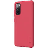 Nillkin Samsung Galaxy S20 FE 2020 Super Frosted Shield Red Чохол Накладка Бампер, фото 3