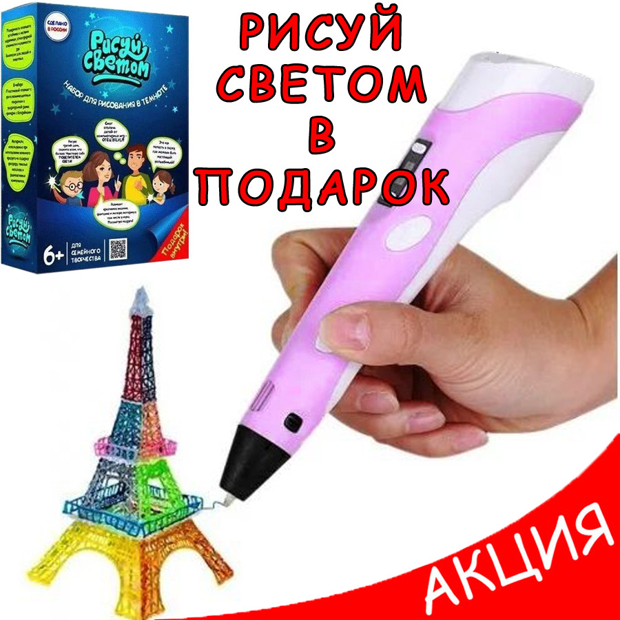 3Д ручка MyRiwell Pen 2 3D Ручка для дітей 2-го покоління з LCD дисплеєм для творчості малювання