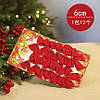 Бантики на ялинку 12 шт ( червоні, золото, срібло), фото 2