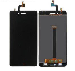 Дисплей для ZTE Nubia Z11 mini (NX529J), модуль у зборі (екран і сенсор), чорний, оригінал