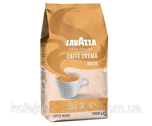 Кава в зернах Lavazza Caffe Crema dolce 1000g