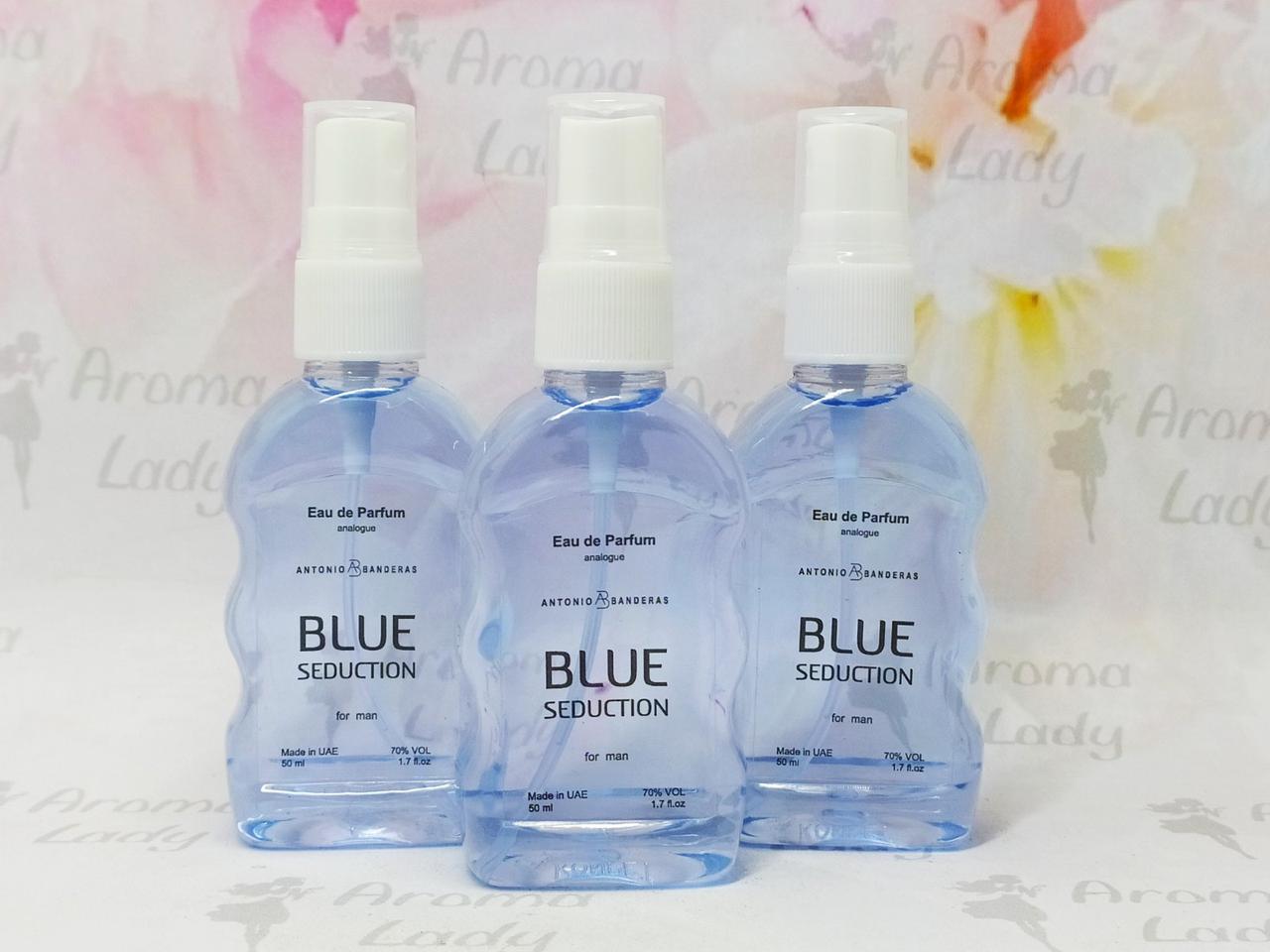 Чоловіча парфумована вода Antonio Banderas Blue Seduction (Антоніо Бандерас Блю Седакшн) 50 мл, фото 1