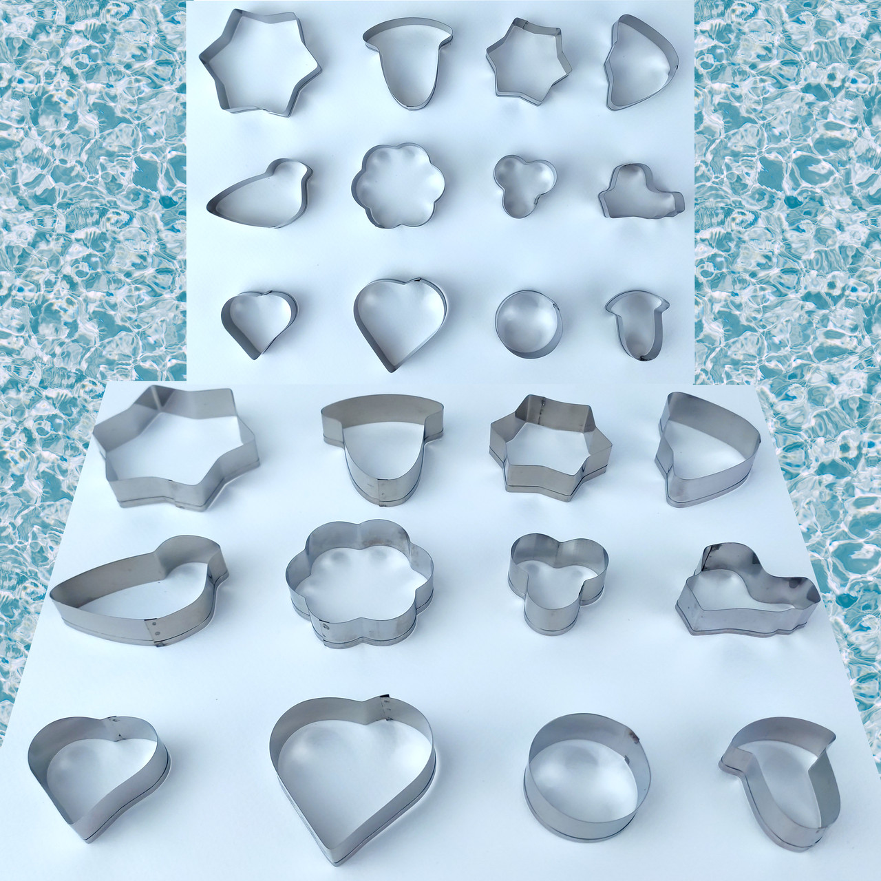 Форми для печива з 12 штук на кільці 3,7см-8,5см малі