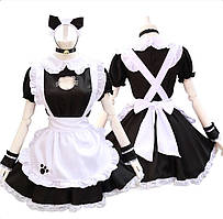 Косплей вбрання Покоївка Версія 3 Чорний колір | Maid Version 3 Black color