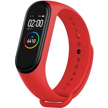 Силіконовий ремінець для Xiaomi Mi Band 3/4 червоний